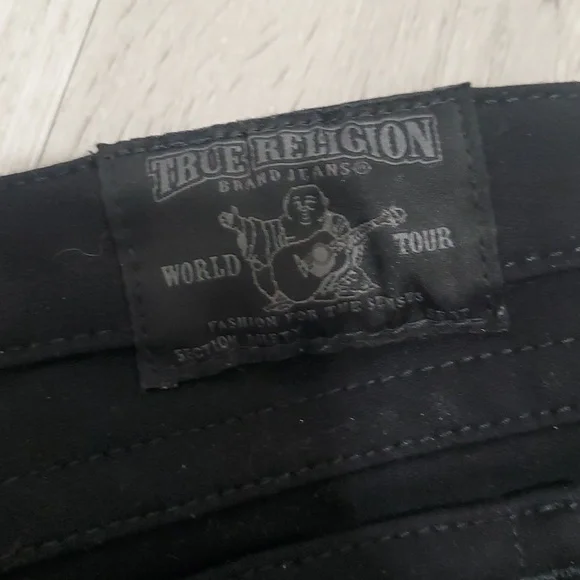 True Religion Black Denim Jeans. - Picture 5 of 5
